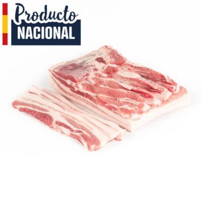 Panceta fresca de cerdo en filetes
