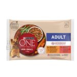 Comida de Perro One Pollo/Buey 4x85g.