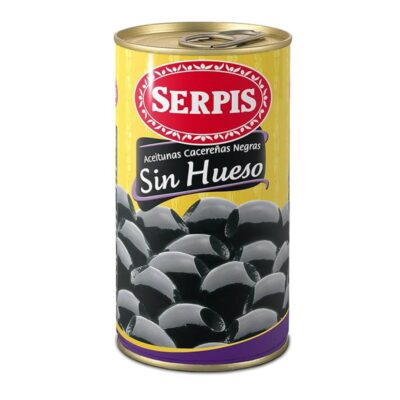 Aceitunas negras sin hueso SERPIS