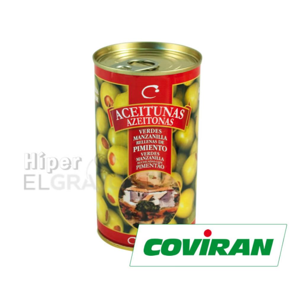 Lata de Aceitunas Coviran con Pimientos 350gr.