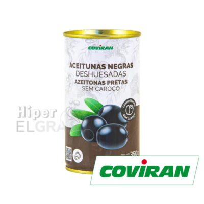 Lata Aceitunas Negras Sin Hueso Coviran.