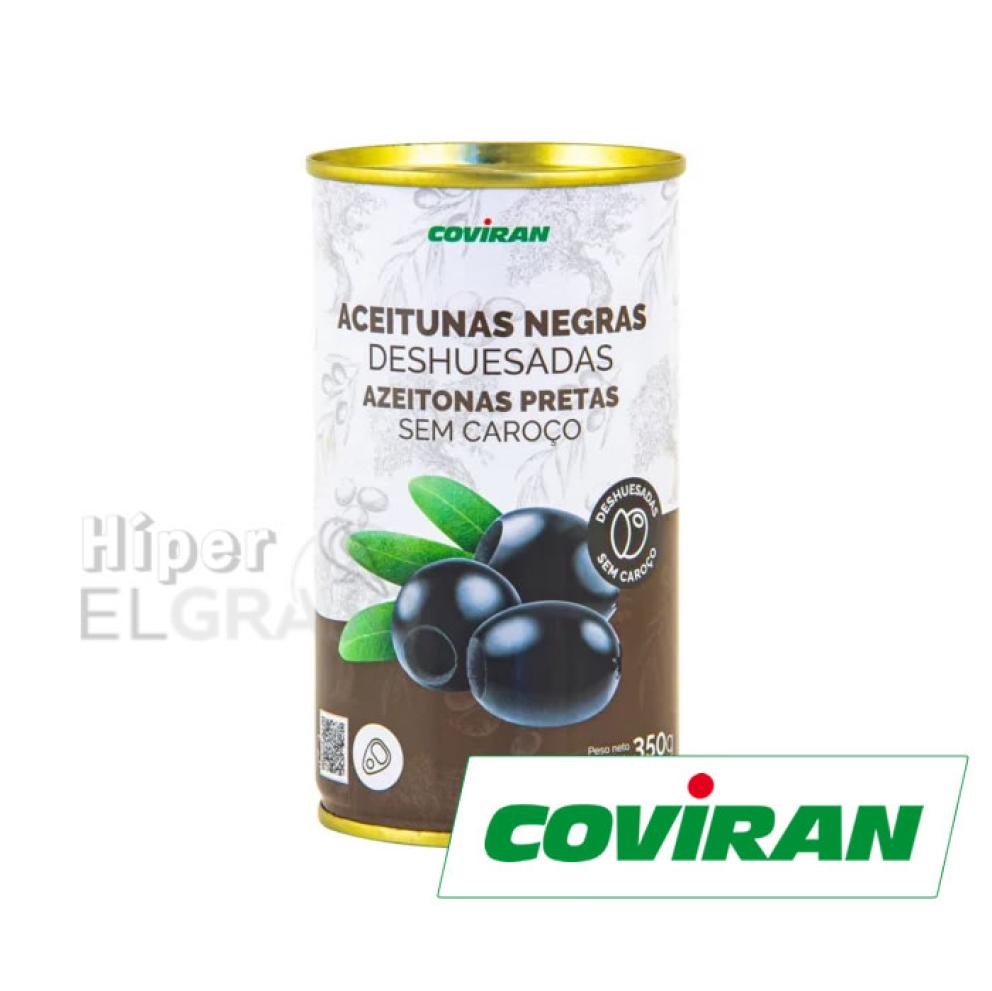 Lata Aceitunas Negras Sin Hueso Coviran.