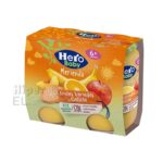 Hero Baby Merienda Frutas Variadas y Galletas Pack de 2 Unidades