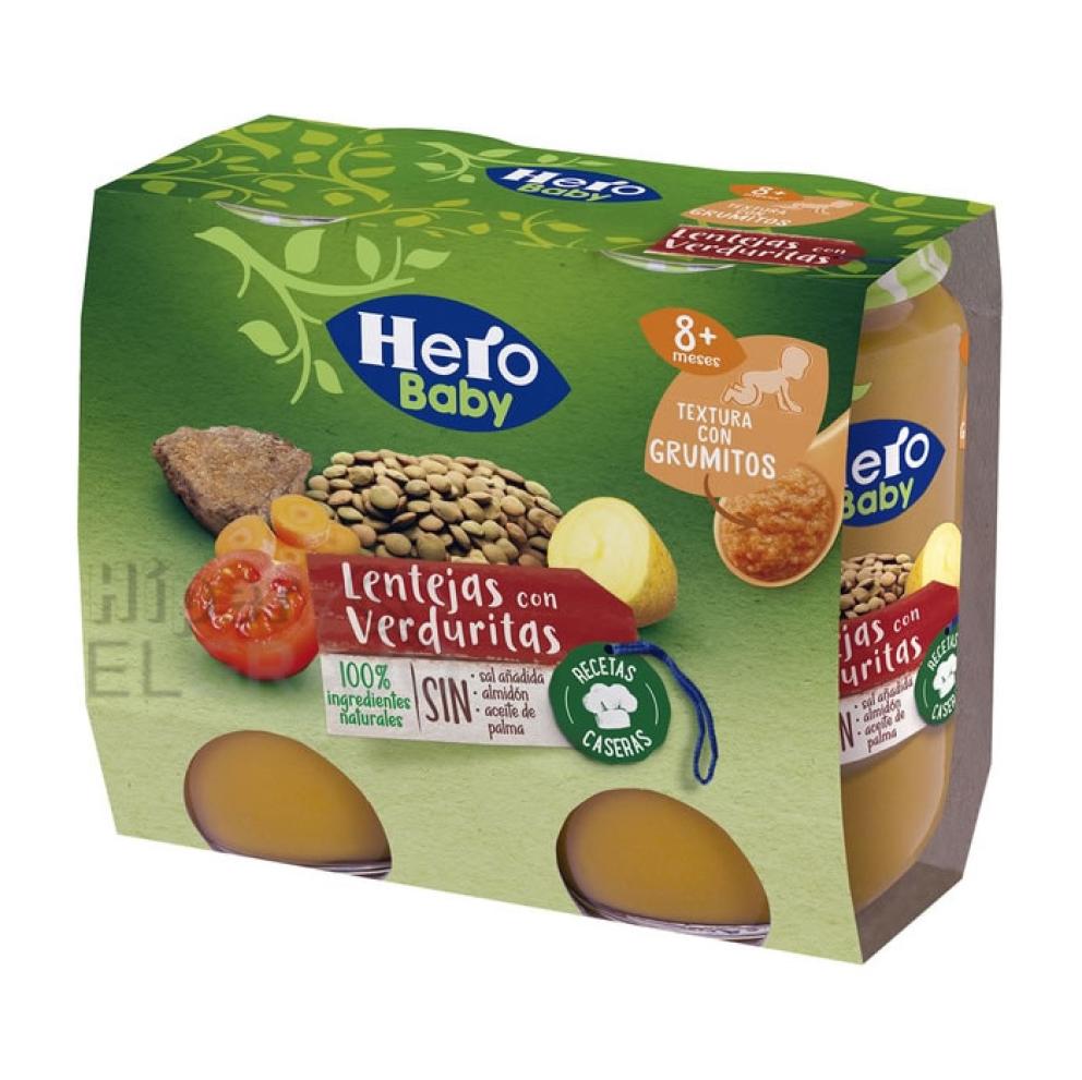 Hero Baby Recetas Lentejas con Verduritas.