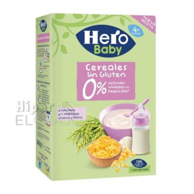 Hero Papilla Cereales Sin Gluten 340gr.