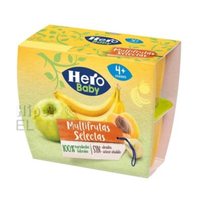 Potito Hero, Multifrutas Selectas Pack de 4.