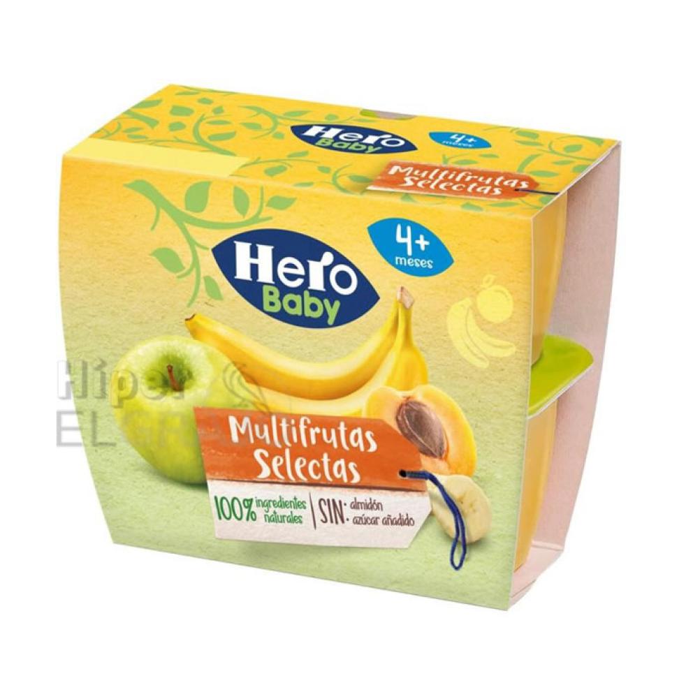 Potito Hero, Multifrutas Selectas Pack de 4.