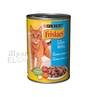 Friskies Lata Atún, Salmon, para Gato.