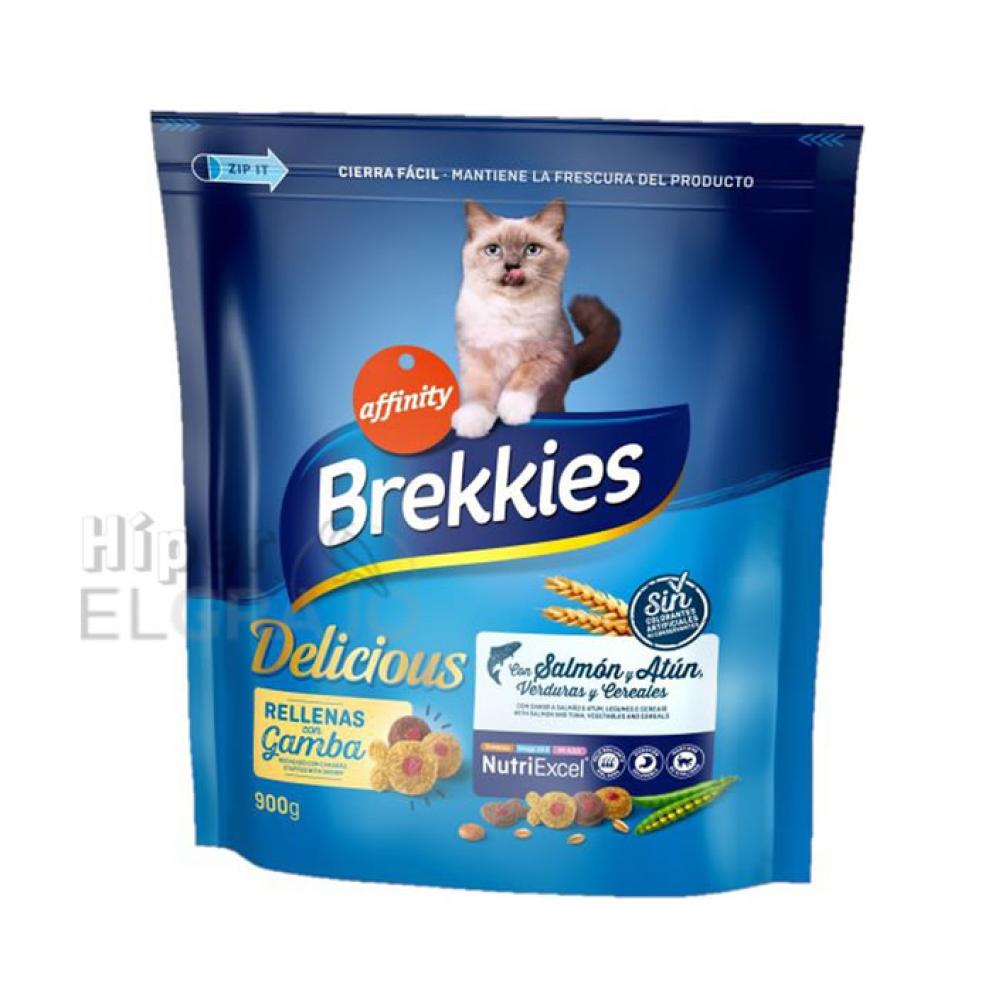 Brekkies Delicias Pescado, Verduras, 900Gr.
