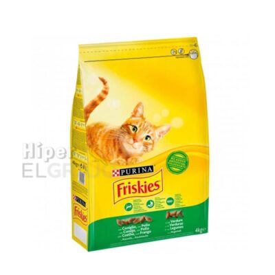 Friskies para Gatos de Conejo, Pollo y Verduras.