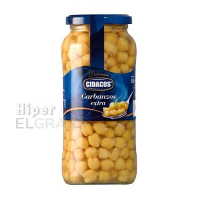 Garbanzos Cocidos Cidacos 400gr.