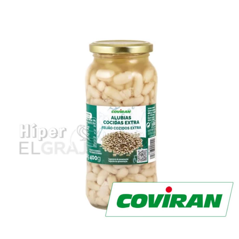 Alubias Coviran Cocidas Cristal 570gr.
