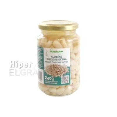 Alubias Cocida Coviran Cristal 240gr.