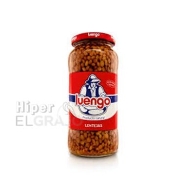 Lentejas Cocidas Luengo Origen 400gr.