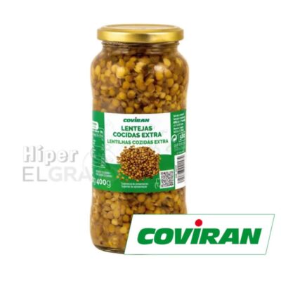 Lentejas Cocidas Coviran Cristal 540gr.