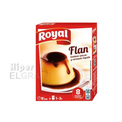 Flan Royal Normal Raciones 8.