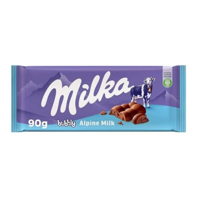 Tableta Chocolate Milka Bubbly 90 gr