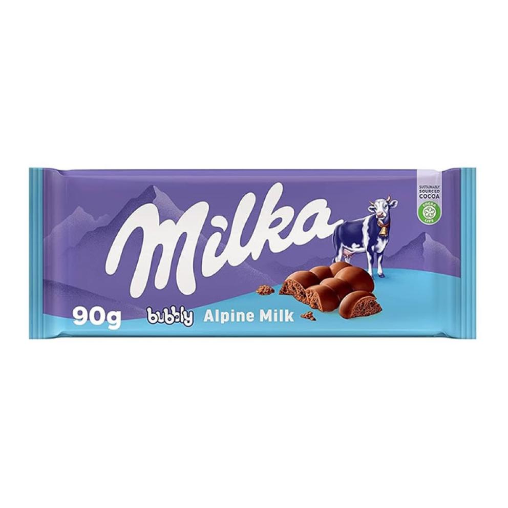 Tableta Chocolate Milka Bubbly 90 gr