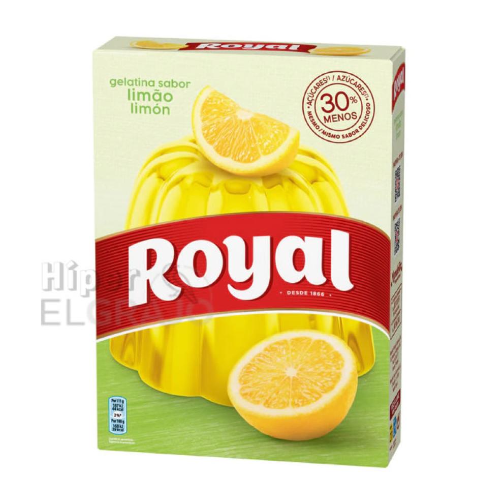 Gelatina Royal Limón 30% Menos de Azúcar