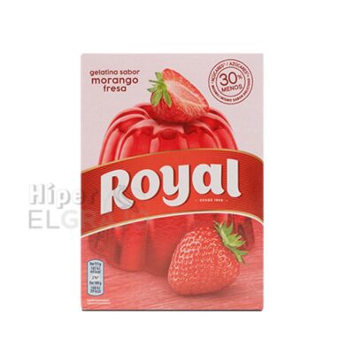 Gelatina Royal Fresa 30% Menos Azúcar.