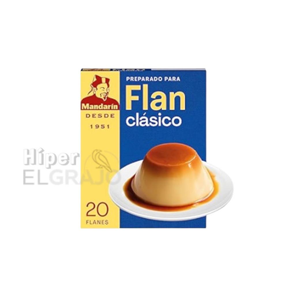 Flan Chino Mandarino 4 Sobres = 20 Flanes