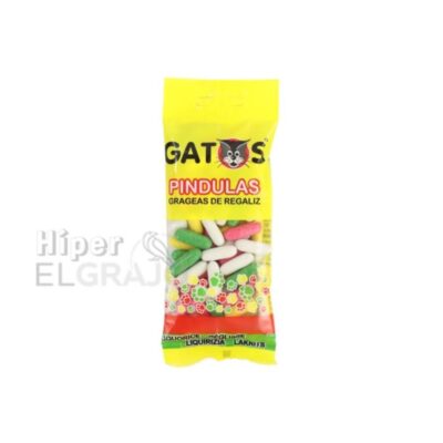 Pindulas Gatos Regaliz Grageas