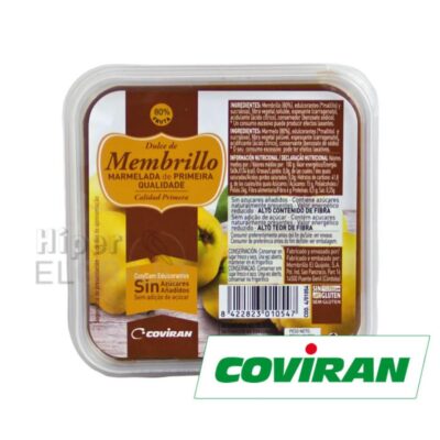 Membrillo Coviran sin Azúcar 400gr.