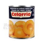 Lata de Melocotón en Almíbar Celorrio 820gr.