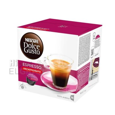 Café Espresso Descafeinado Dolce Gusto 16 Unidades.