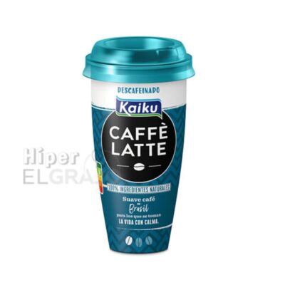 Café Latte Kaiku Descafeinado 230ml.