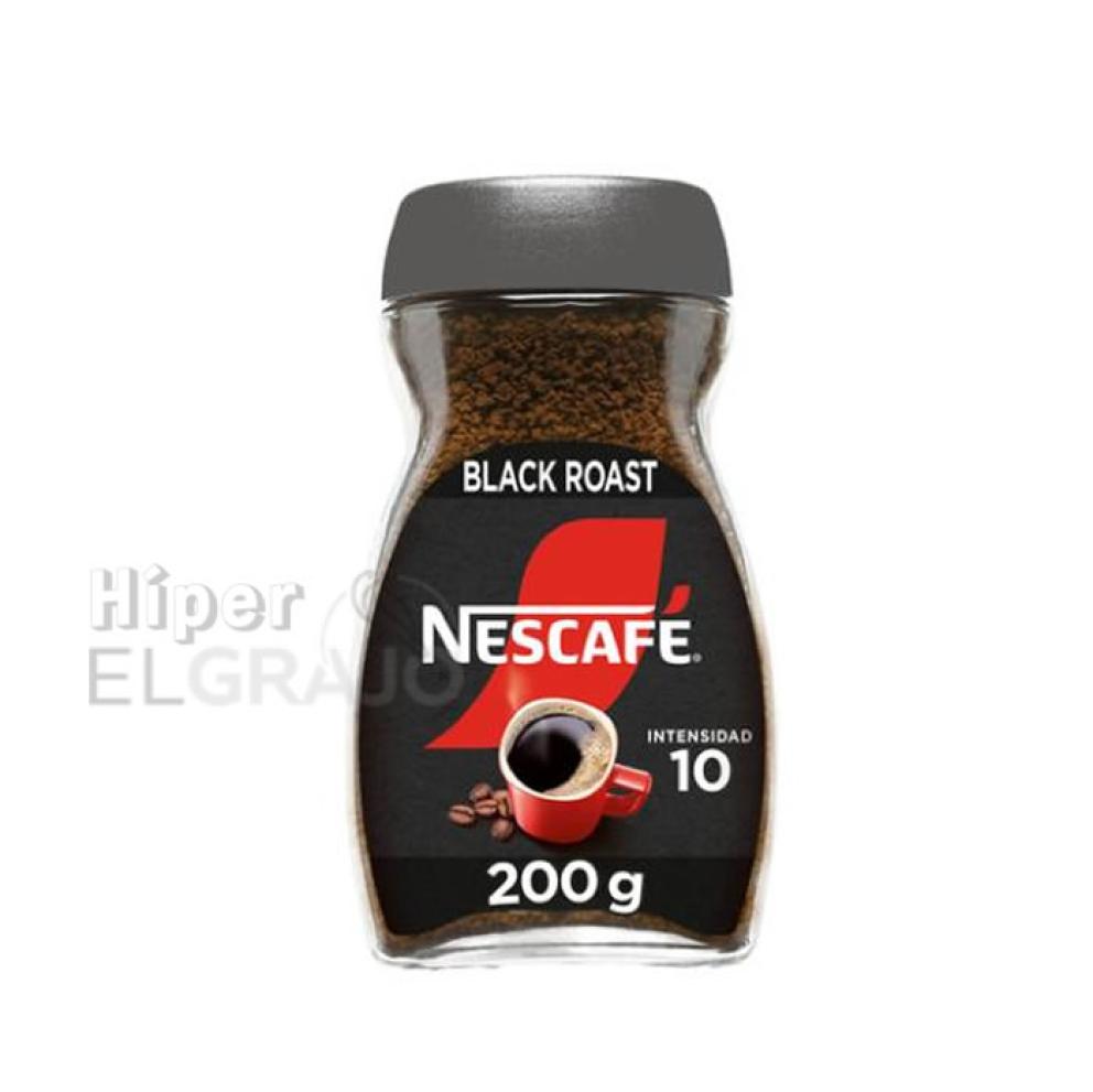 Nescafé Black Roast Intenso Bote de Cristal 200g.