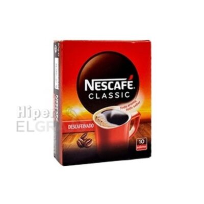 Nescafe Descafeinado 10 Sobres, 20gr.