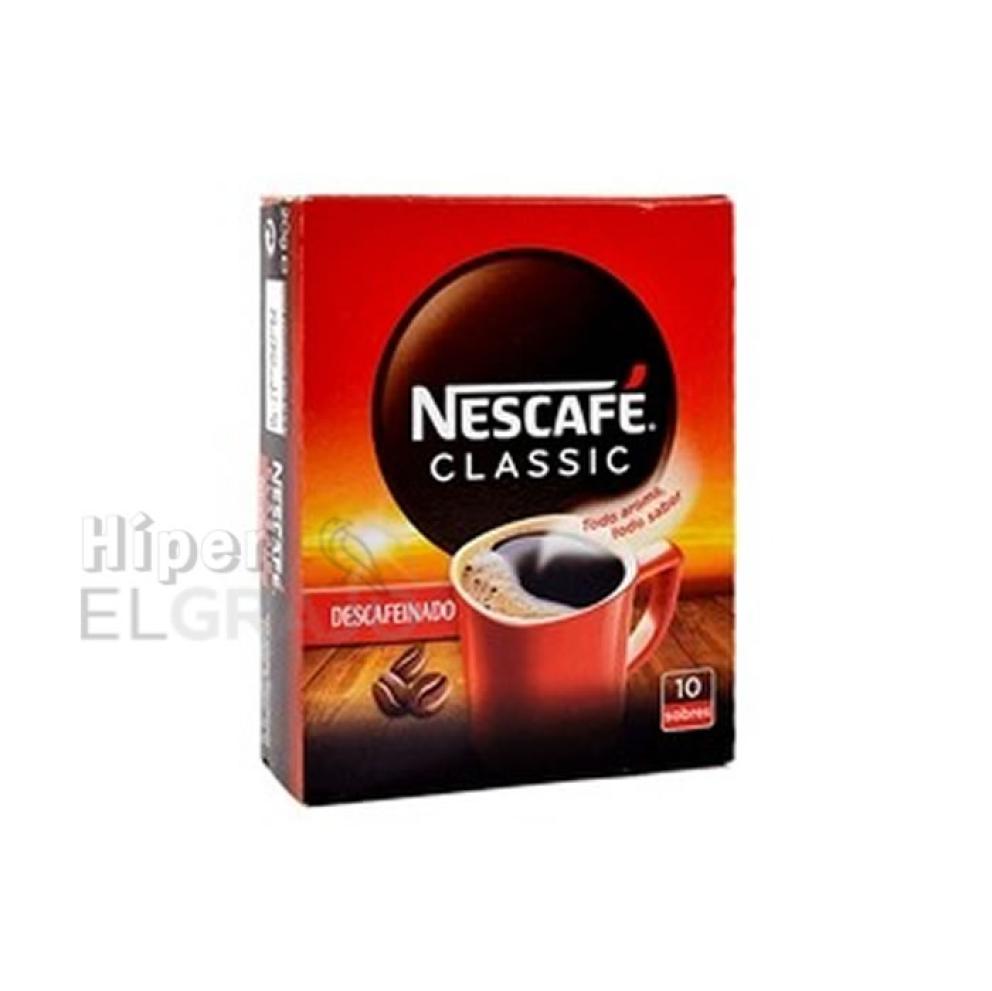 Nescafe Descafeinado 10 Sobres, 20gr.