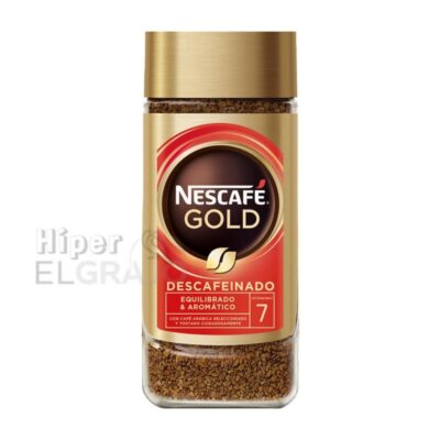Nescafé Gold Descafeinado Intensidad  7, 100gr.