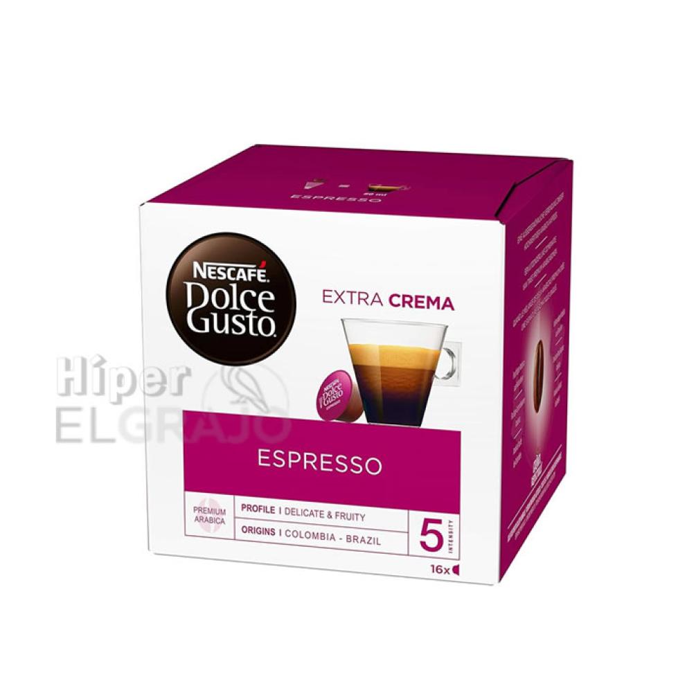 Nescafé Dolce Gusto Descafeinado Crema, Espresso, Intensidad 5.