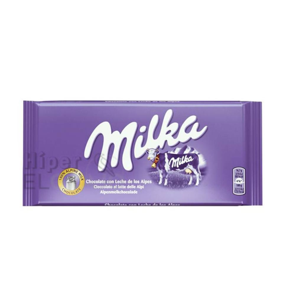 Chocolate Milka con Leche 100 gr.