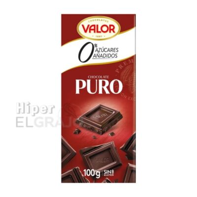 Chocolate Puro 0% Azúcar Añadido, 100g