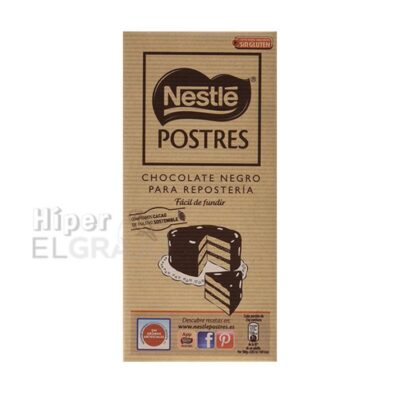 Chocolate Nestlé Postre Fundir 250gr.