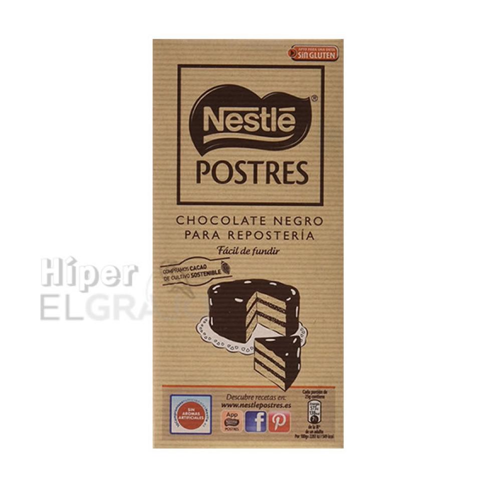 Chocolate Nestlé Postre Fundir 250gr.