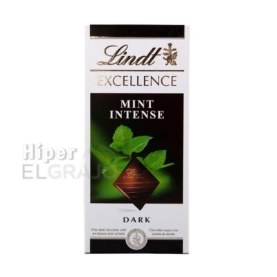 Choco Lindt Mint Intense Dark.