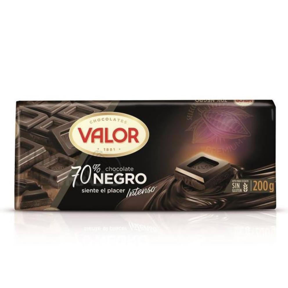 Chocolate Valor 70% Negro 200gr.