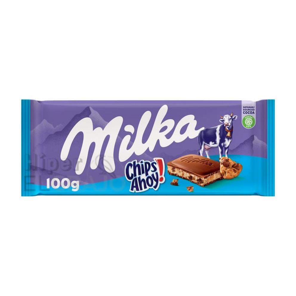 Chocolate Milka Chips Ahoy 100gr.