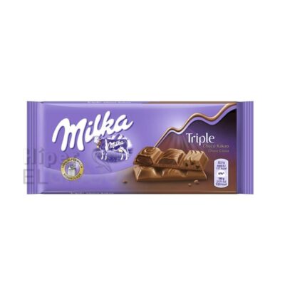 Chocolate Milka Triple Chocolate 90gr.