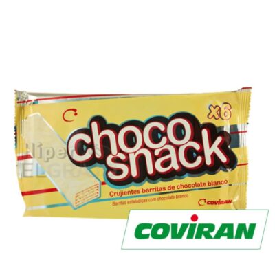Barritas Chocolate Blanco Snack 6 Unidades Coviran.