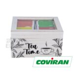 Té Coviran Caja de Madera 40 Bolsas.