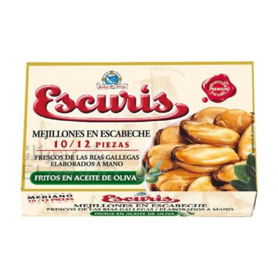 Mejillones Escabeche Escuris 10/12.