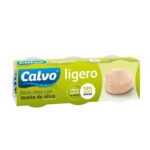 Latas de Atún en Aceite de Oliva Calvo Ligero Pack de 3.