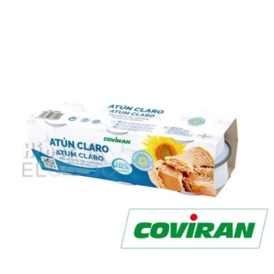 Atún en Aceite de Girasol, Coviran, Pack de 6, 480gr.