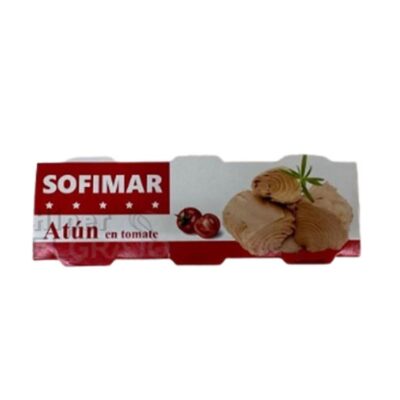 Atún con Tomate Sofimar, Pack de 3.