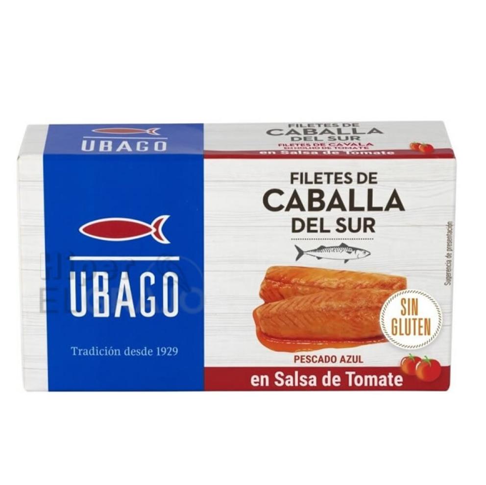 Filete Caballa Ubago con Tomate 65 gr.